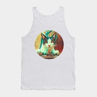 Cuddly floppy cat Tank Top